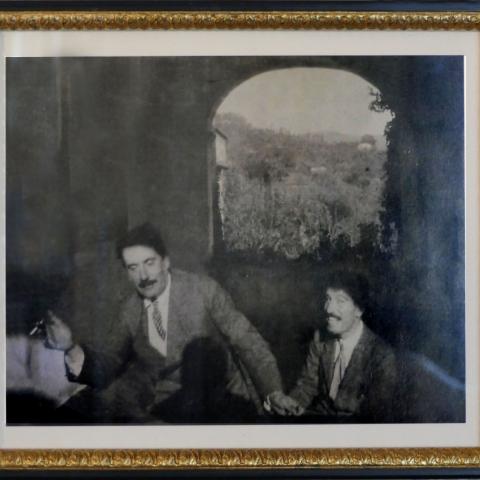 Puccini e Giacosa a Casa Pascoli
